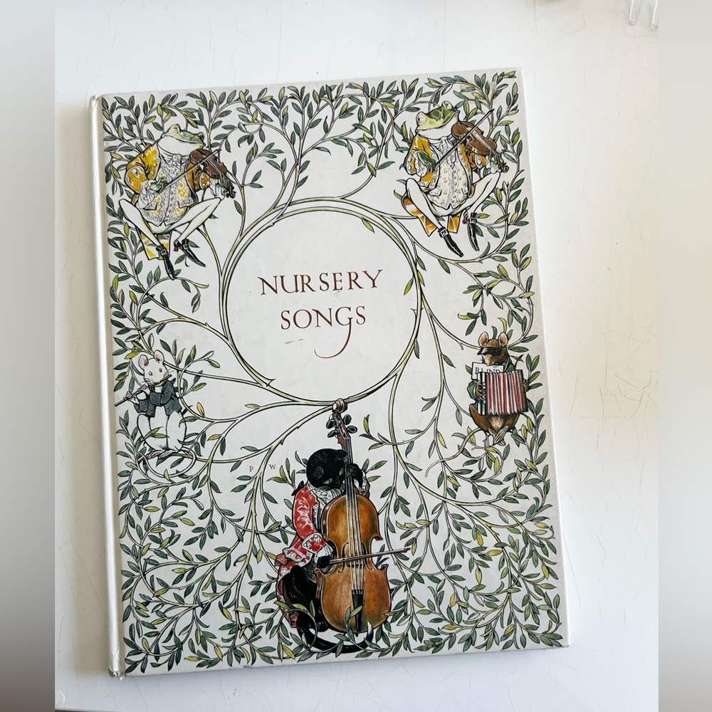 1980 Vintage 30 Old Time Nursery Songs by Joseph Moorat Hardcover